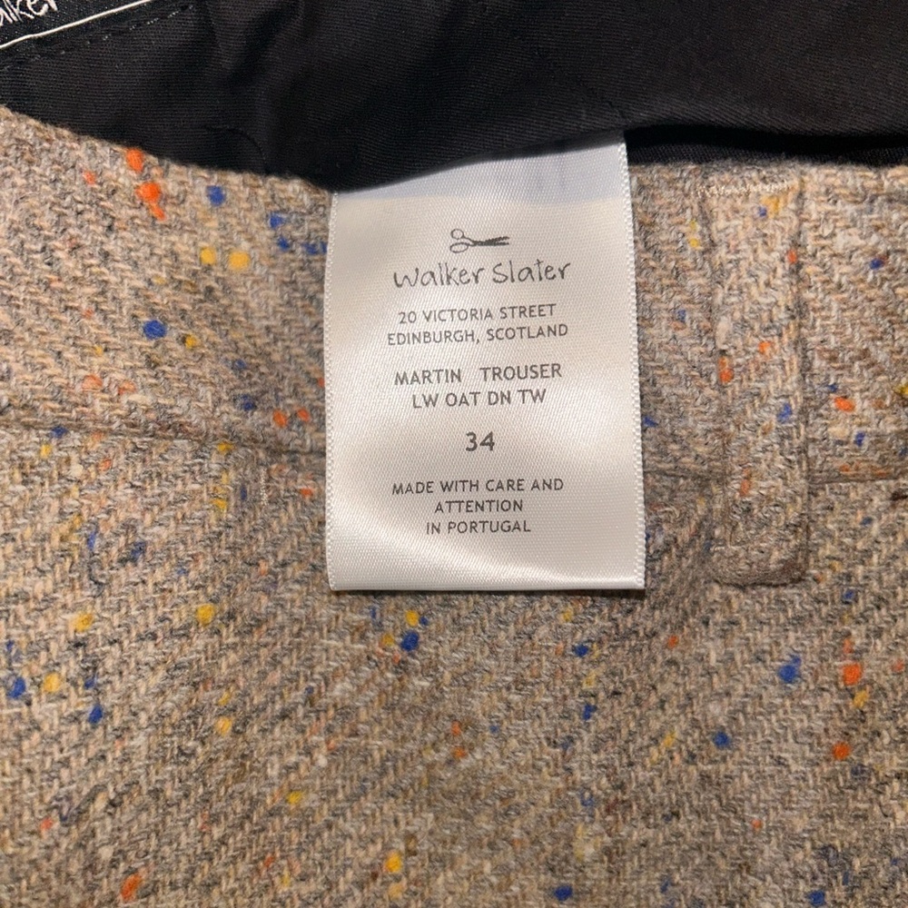 Men's Walker Slater Tweed Wool Pants - Picture 4 of 6